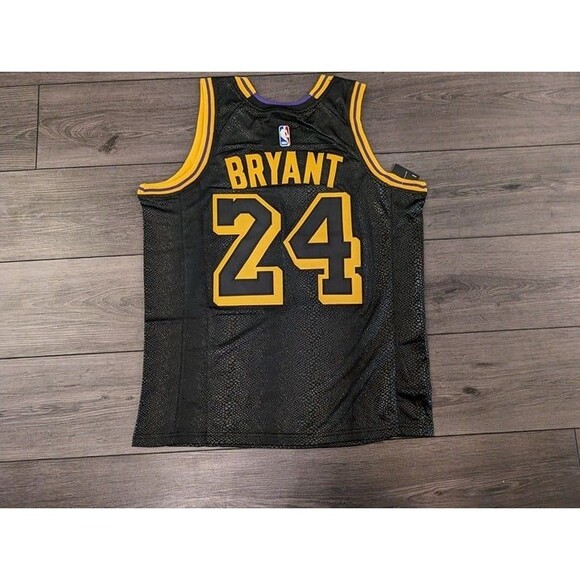 Lakers Other - Kobe Bryant #8 / #24 Los Angeles Lakers Black Mamba Basketball Jersey XL